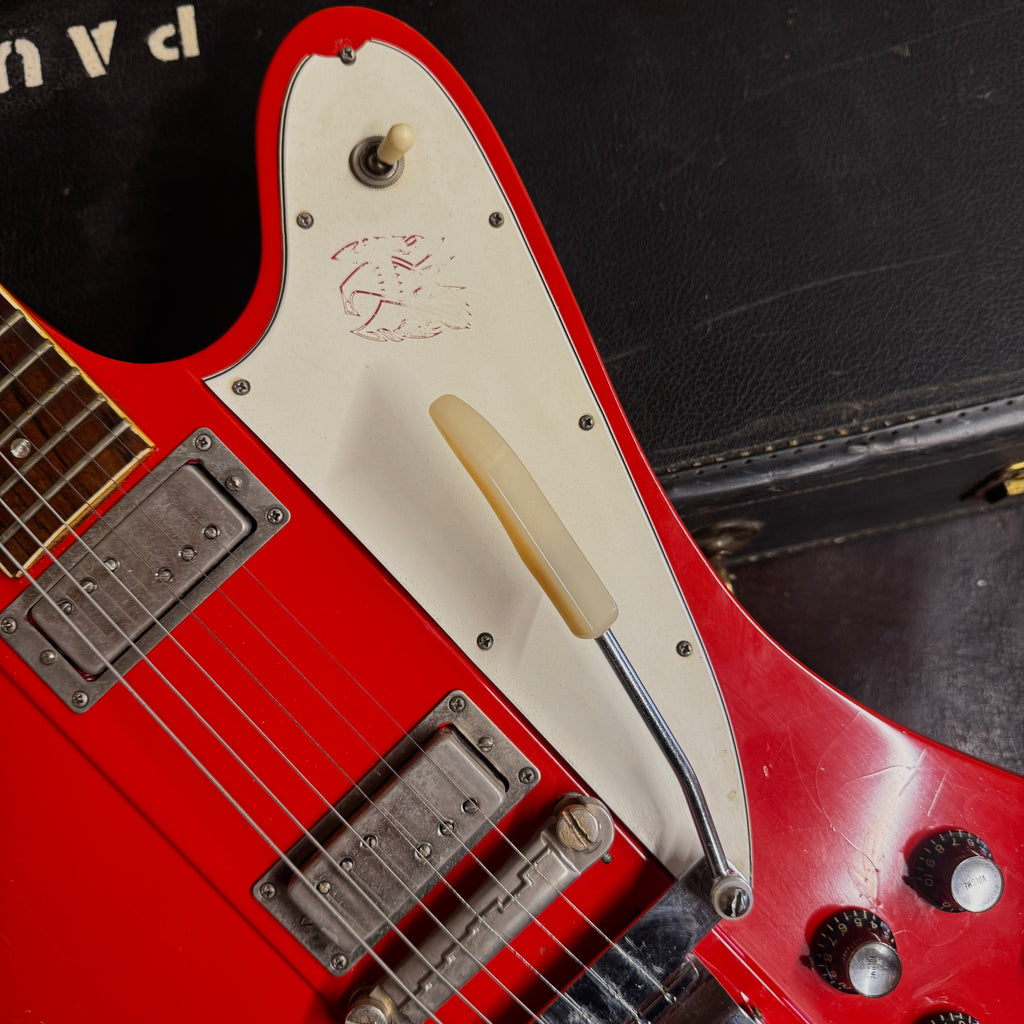 Gibson, Gibson guitar, Gibson firebird 3, cardinal red, dorking guitars, guitar shop, vintage guitars, Surrey guitars