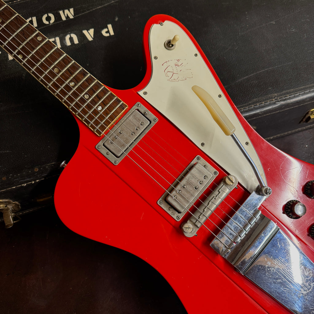 Gibson, Gibson guitar, Gibson firebird 3, cardinal red, dorking guitars, guitar shop, vintage guitars, Surrey guitars