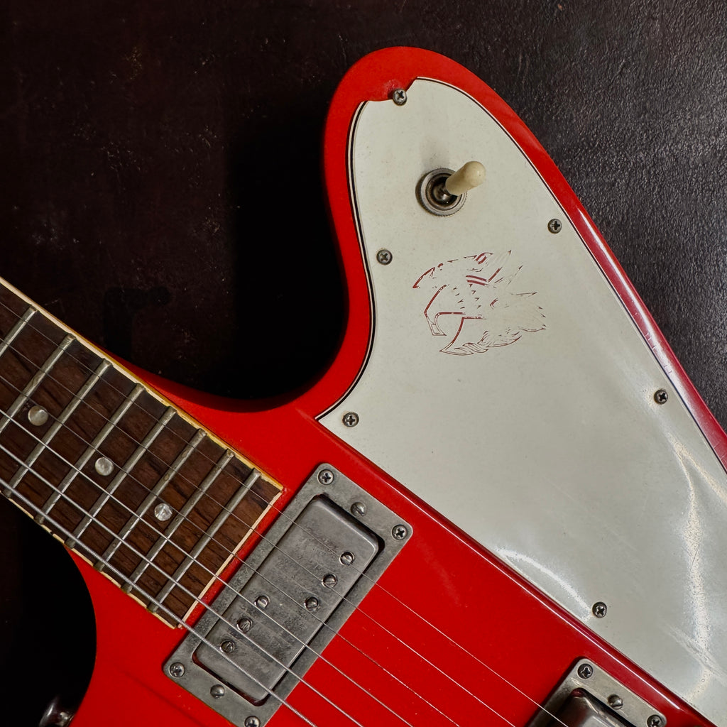 Gibson, Gibson guitar, Gibson firebird 3, cardinal red, dorking guitars, guitar shop, vintage guitars, Surrey guitars